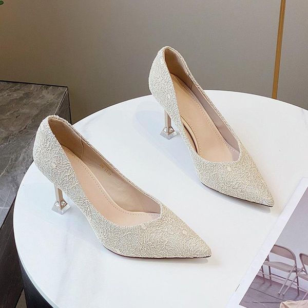 dress shoes women high heels point toe office lady solid color wedding party bling glitter female pumps shallow, Black
dress shoes women high heels point toe office lady solid color wedding party bling glitter female pumps shallow, Black