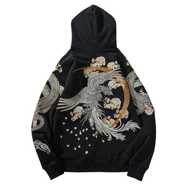 men's hoodies & sweatshirts 2021 arrival fashion full cotton animal short hooded none embroidery dragon fleece hoodie chinese style, Black
men's hoodies & sweatshirts 2021 arrival fashion full cotton animal short hooded none embroidery dragon fleece hoodie chinese style, Black