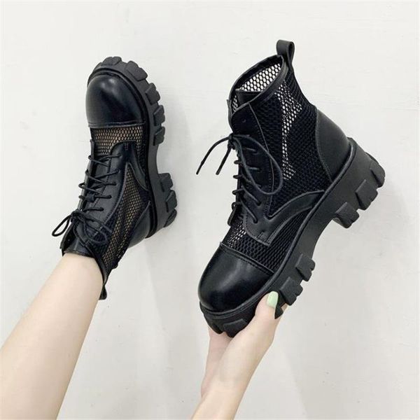 boots thick-soled women's 2021 spring and summer thin breathable net wild sandals mesh hollow short, Black
boots thick-soled women's 2021 spring and summer thin breathable net wild sandals mesh hollow short, Black