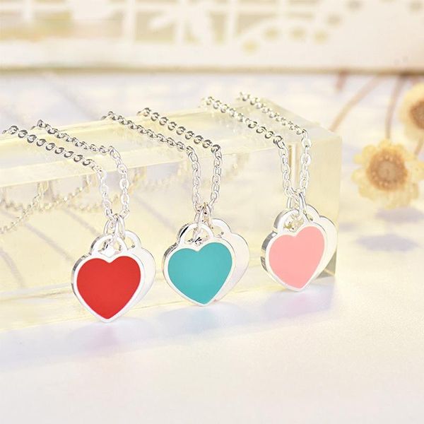 pendant necklaces simple oil dripping enamel heart-shaped necklace romantic women's girlfriends birthday jewelry boring, Silver
pendant necklaces simple oil dripping enamel heart-shaped necklace romantic women's girlfriends birthday jewelry boring, Silver