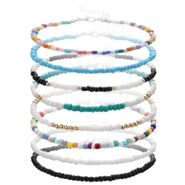 anklets bohemian style fashion beaded anklet seed bead adjustable colorful ankle for women summer foot jewelry, Red;blue
anklets bohemian style fashion beaded anklet seed bead adjustable colorful ankle for women summer foot jewelry, Red;blue
