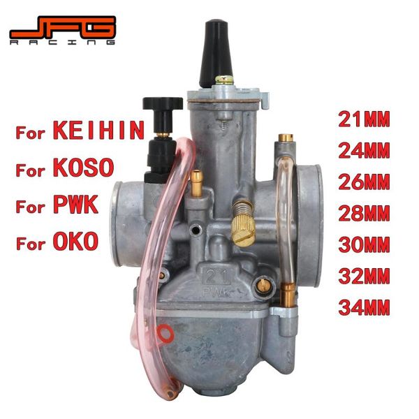 motorcycle 2t 4t universal carburetor carburador 21 24 26 28 30 32 34mm with power jet for racing moto keihin koso oko pwk fuel system
motorcycle 2t 4t universal carburetor carburador 21 24 26 28 30 32 34mm with power jet for racing moto keihin koso oko pwk fuel system