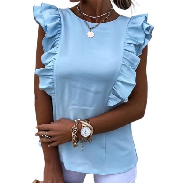 women's blouses & shirts women blouse shirt summer solid color back hollow out elegant female ruffle tie-up bow sleeveless office lady, White
women's blouses & shirts women blouse shirt summer solid color back hollow out elegant female ruffle tie-up bow sleeveless office lady, White