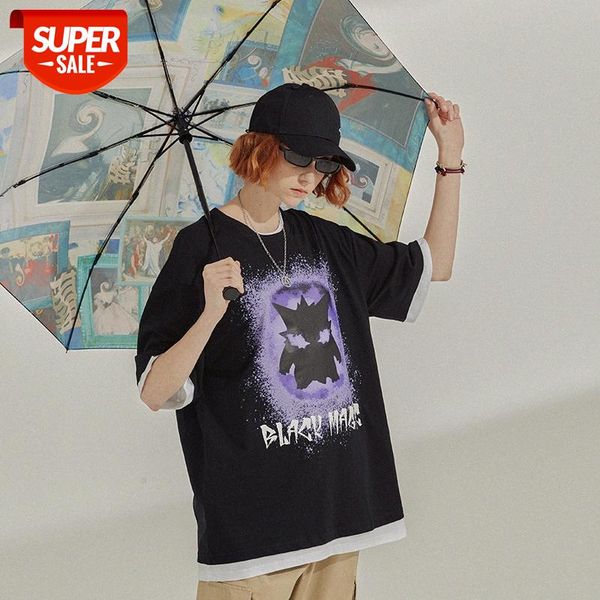 xia chao brand dark funeral cartoon printed short-sleeved t-shirt ins hip-hop street loose compassionate men and women #vs0v, White;black
xia chao brand dark funeral cartoon printed short-sleeved t-shirt ins hip-hop street loose compassionate men and women #vs0v, White;black
