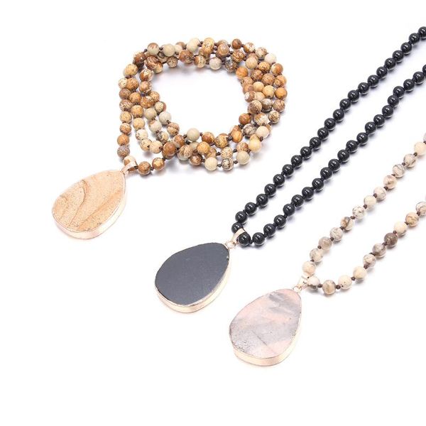 pendant necklaces 6mm natural obsidian beads ball water drop shape charms pendants for women fashion gifts beaded necklace, Silver
pendant necklaces 6mm natural obsidian beads ball water drop shape charms pendants for women fashion gifts beaded necklace, Silver