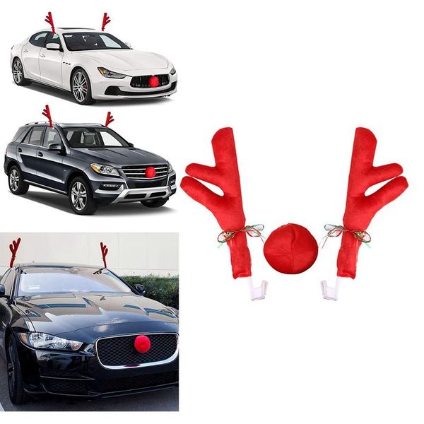 interior decorations reindeer christmas decor car vehicle nose horn costume set antlers & red xmas decoration kit
interior decorations reindeer christmas decor car vehicle nose horn costume set antlers & red xmas decoration kit
