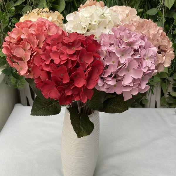 decorative flowers & wreaths single branch big hydrangea artificial flower wedding floral arrangement road lead fake home christmas decor po
decorative flowers & wreaths single branch big hydrangea artificial flower wedding floral arrangement road lead fake home christmas decor po