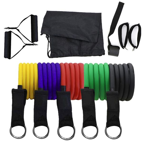 resistance bands 11pcs/set tpe pull rope fitness 100lbs for body training yoga multi-function equipment exercise
resistance bands 11pcs/set tpe pull rope fitness 100lbs for body training yoga multi-function equipment exercise