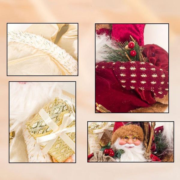christmas decorations dolls santa claus toys xmas figurines gift for kid red tree ornament rose 
christmas decorations dolls santa claus toys xmas figurines gift for kid red tree ornament rose