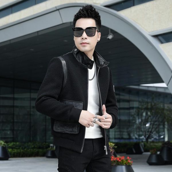 men's jackets sq10617 fashion coats & 2021 runway luxury european design party style clothing, Black;brown
men's jackets sq10617 fashion coats & 2021 runway luxury european design party style clothing, Black;brown
