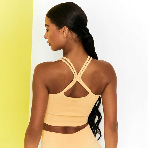 2021 seamls knitted double shoulder with beautiful back yoga vt moisture absorption and sweat wicking sports bra running fitns suit, Gray
2021 seamls knitted double shoulder with beautiful back yoga vt moisture absorption and sweat wicking sports bra running fitns suit, Gray