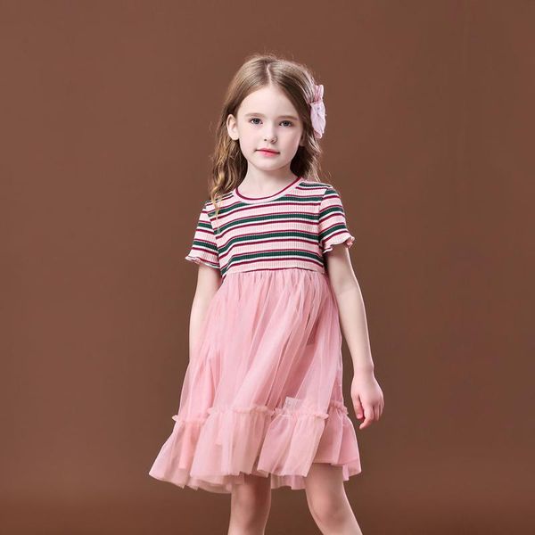 baby children dresses kids clothes girls dress stripe faux two pieces mesh fairy sweet party daughter summer vestidos girl's, Red;yellow
baby children dresses kids clothes girls dress stripe faux two pieces mesh fairy sweet party daughter summer vestidos girl's, Red;yellow