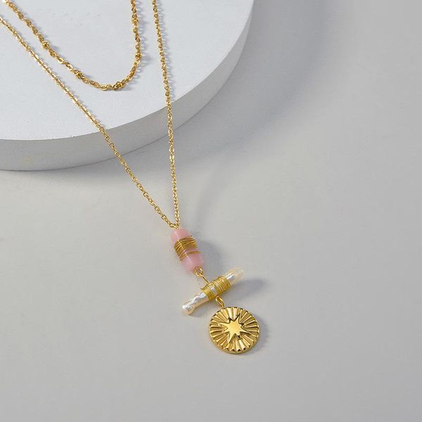 pendant necklaces european and american style french retro women's internet street snap trendy unique double-layer clavicle chain neckl, Silver
pendant necklaces european and american style french retro women's internet street snap trendy unique double-layer clavicle chain neckl, Silver