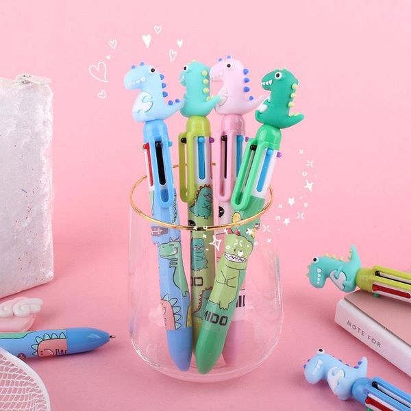 ballpoint pens cute dinosaur 6 color pen 0.5mm kawaii multicolor rollerball school supplies gift stationery papelaria escolar, Blue;orange
ballpoint pens cute dinosaur 6 color pen 0.5mm kawaii multicolor rollerball school supplies gift stationery papelaria escolar, Blue;orange