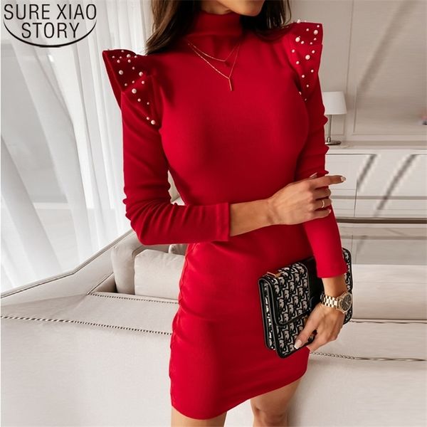 spring fashion knit dress women knitted es turtleneck beading red high waist vestidos feminino 12683 210421, Black;gray
spring fashion knit dress women knitted es turtleneck beading red high waist vestidos feminino 12683 210421, Black;gray