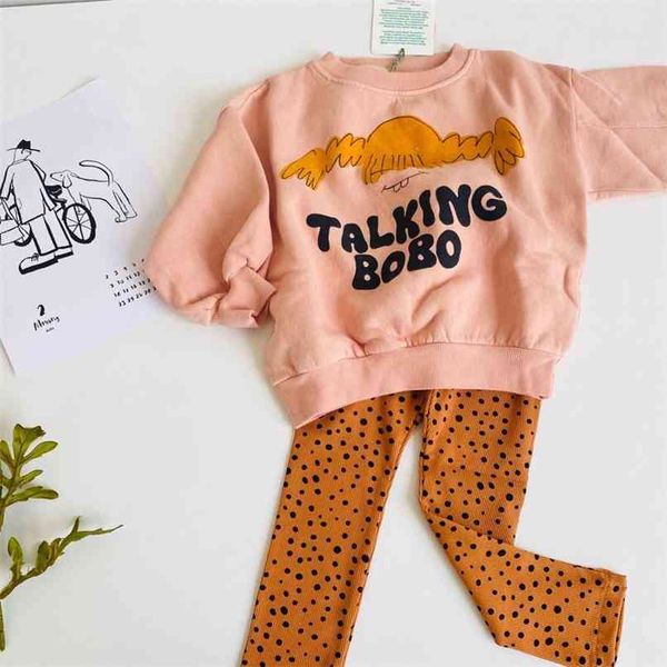 children girls sets sweater and pants suit bobo autumn cartoon bird long-sleeved kids boys sweatshirt leggings 210914, White
children girls sets sweater and pants suit bobo autumn cartoon bird long-sleeved kids boys sweatshirt leggings 210914, White