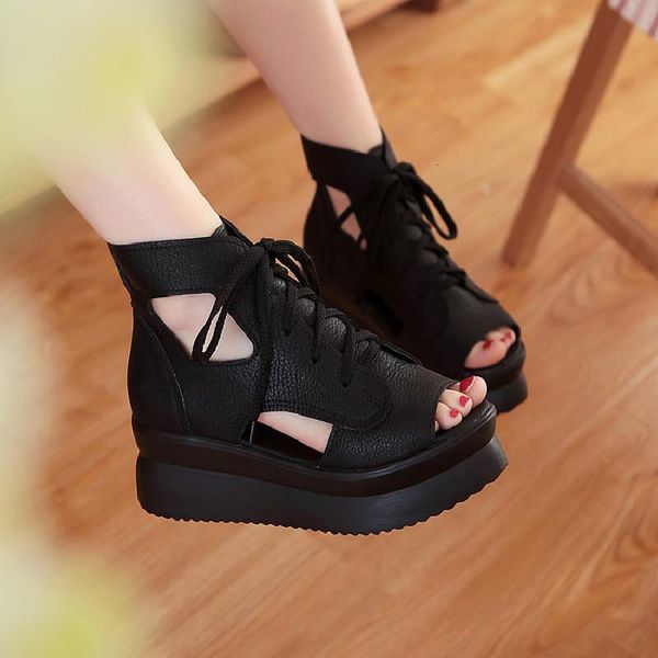 sandals women gladiator wedges lace up hallow out summer party club shoes size 34-39 white 7n8w, Black
sandals women gladiator wedges lace up hallow out summer party club shoes size 34-39 white 7n8w, Black