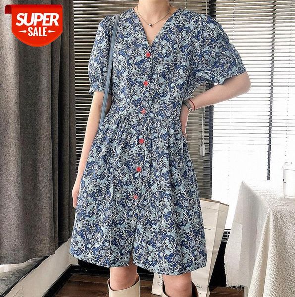 li zhiqi floral dress women retro high waist v-neck puff sleeve doll 110672 #vj58, Black;gray
li zhiqi floral dress women retro high waist v-neck puff sleeve doll 110672 #vj58, Black;gray