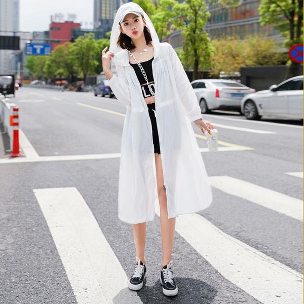 women's jackets 2021 summer hooded sunscreen clothes long sleeve mid fairy super korean loose and breathable coat, Black;brown
women's jackets 2021 summer hooded sunscreen clothes long sleeve mid fairy super korean loose and breathable coat, Black;brown