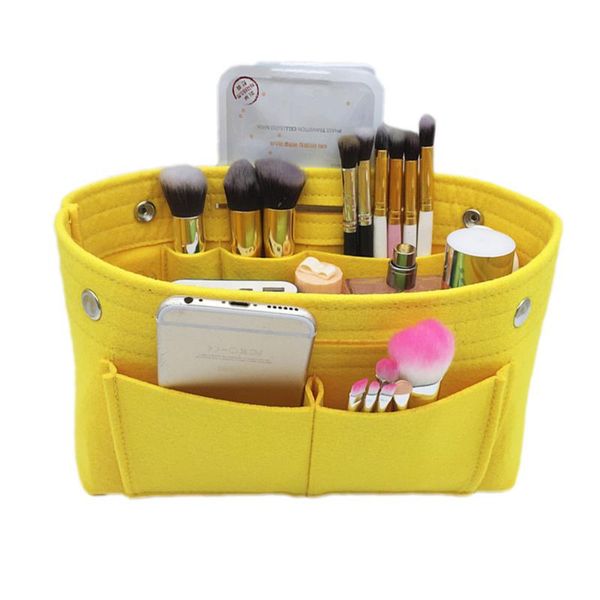 felt cosmetic bags for women handbag girl makeup brush organizer bag female toiletries purse insert multipocket tote large & cases
felt cosmetic bags for women handbag girl makeup brush organizer bag female toiletries purse insert multipocket tote large & cases