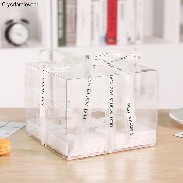 gift wrap 10pcs cupcake box diy handmade cake decoration transparent with paper bottom baby show wedding package supplies
gift wrap 10pcs cupcake box diy handmade cake decoration transparent with paper bottom baby show wedding package supplies