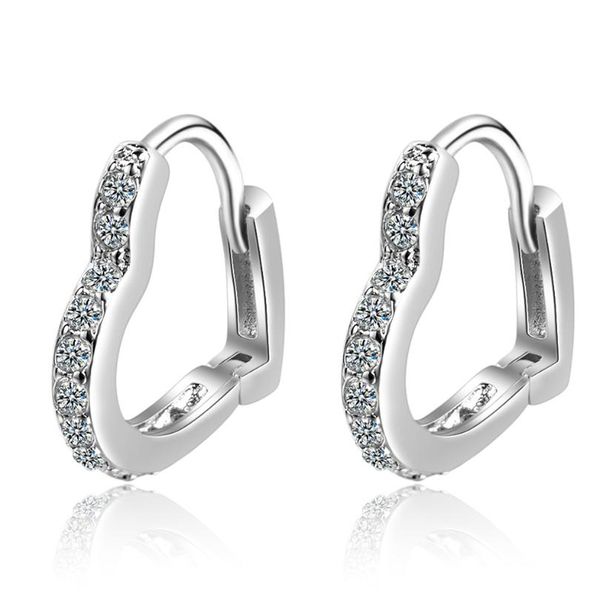 korea 925 sterling silver micro paved crystal heart hoop earrings for women girls wedding engagement party gift 5y991, Golden;silver
korea 925 sterling silver micro paved crystal heart hoop earrings for women girls wedding engagement party gift 5y991, Golden;silver