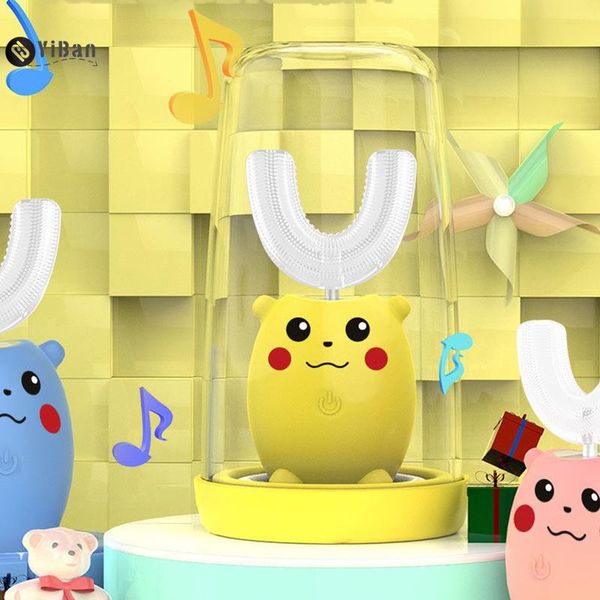 smart electric toothbrush kids 360 degrees u silicon usb automatic ultrasonic children teeth tooth brush cartoon pattern home
smart electric toothbrush kids 360 degrees u silicon usb automatic ultrasonic children teeth tooth brush cartoon pattern home