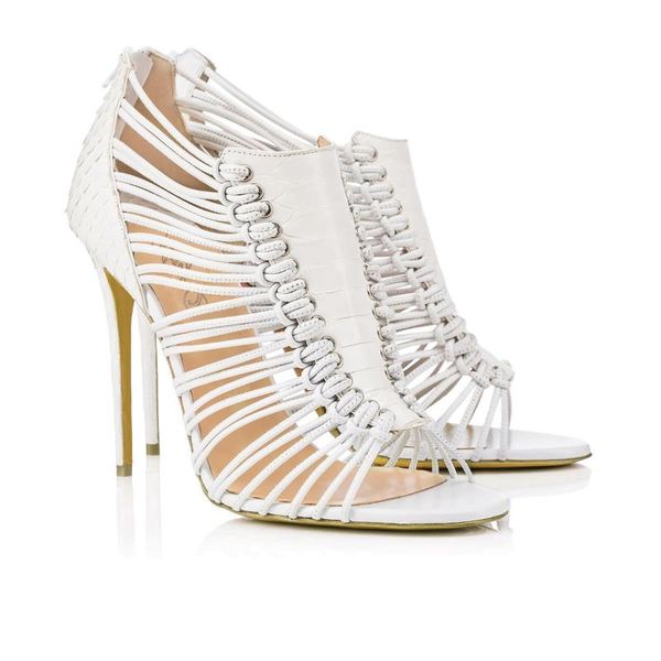 summer roman shoes stiletto high heels sandals white snake skin handmade open toe women's gladiator sandalias pumps, Black
summer roman shoes stiletto high heels sandals white snake skin handmade open toe women's gladiator sandalias pumps, Black