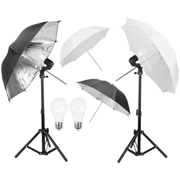 2pcs po studio continuous deskumbrella lighting kit 26 inch translucent white black/silver 68cm stand for video & accessories
2pcs po studio continuous deskumbrella lighting kit 26 inch translucent white black/silver 68cm stand for video & accessories