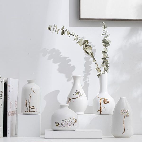 vases creative ceramic crafts vase office desk ornaments home decoration