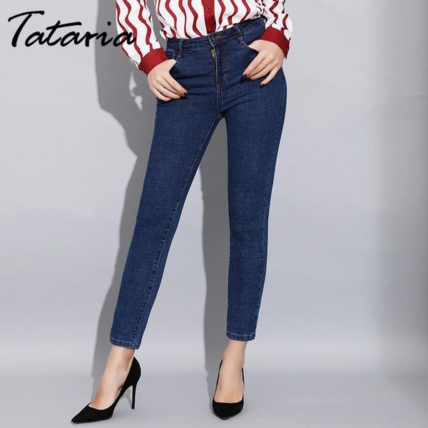 women's jeans tataria slim high waist for women 2021 stretch skinny female blue woman denim pencil pants trousers
women's jeans tataria slim high waist for women 2021 stretch skinny female blue woman denim pencil pants trousers