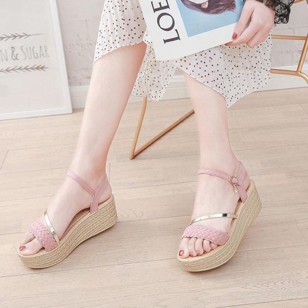 dress shoes 2021 wedges high heels sandals women woman ladies buckle strap student muffin platform, Black
dress shoes 2021 wedges high heels sandals women woman ladies buckle strap student muffin platform, Black