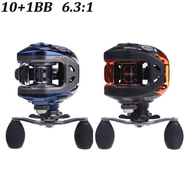 baitcasting reels fishing reel carp bait casting fish tackle 10+1bb 6.3:1 water drop wheel left/right hand carretilha de pesca
baitcasting reels fishing reel carp bait casting fish tackle 10+1bb 6.3:1 water drop wheel left/right hand carretilha de pesca