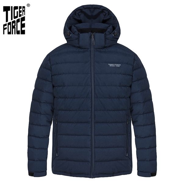 tiger force men's winter jacket medium-long hooded jackets thick dark blue sports casual outdoor parka man coat 70769 210913, Black
tiger force men's winter jacket medium-long hooded jackets thick dark blue sports casual outdoor parka man coat 70769 210913, Black