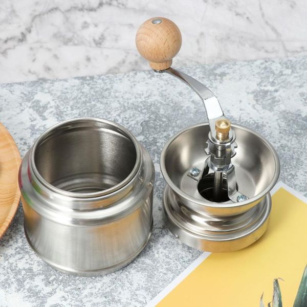 manual coffee grinders mini portable hand-crank bean spice hand grinder mill kitchen tool
manual coffee grinders mini portable hand-crank bean spice hand grinder mill kitchen tool
