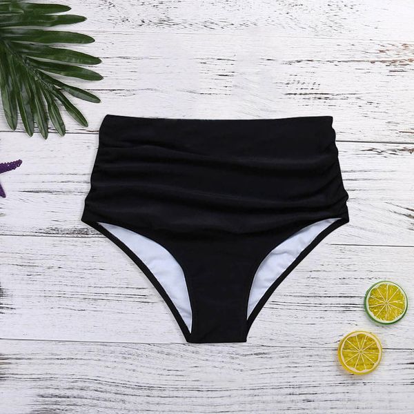 high waist women bikini bottoms solid black swimsuit tankini print bottoms brazilian plus size beach holiday swim shorts blue, White;black
high waist women bikini bottoms solid black swimsuit tankini print bottoms brazilian plus size beach holiday swim shorts blue, White;black