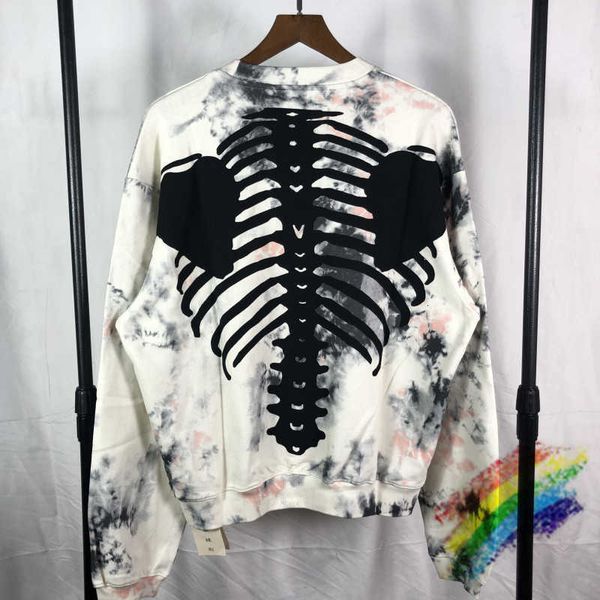men's t-shirts t shirts long sleeve tie dye kapital bone big t shirt men women okwe, White;black
men's t-shirts t shirts long sleeve tie dye kapital bone big t shirt men women okwe, White;black