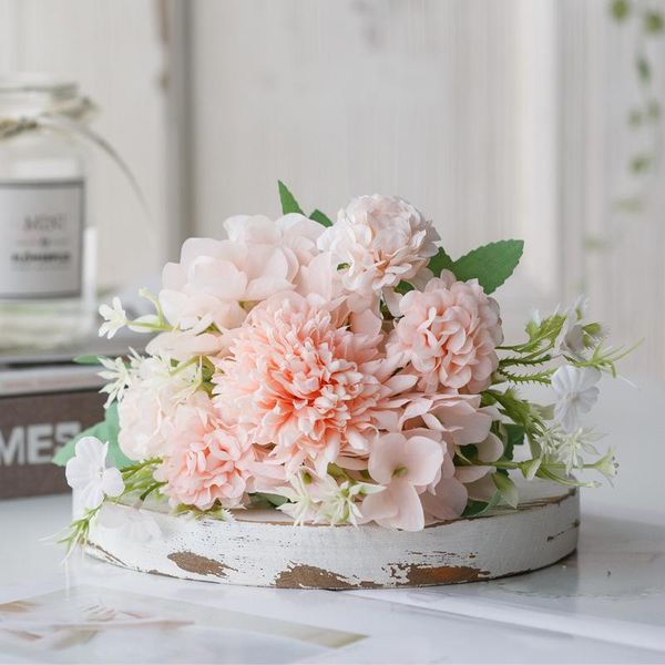 decorative flowers & wreaths artificial hydrangea bouquet home wedding decor autum silk plastic glower fake flower party room decoration 1
decorative flowers & wreaths artificial hydrangea bouquet home wedding decor autum silk plastic glower fake flower party room decoration 1