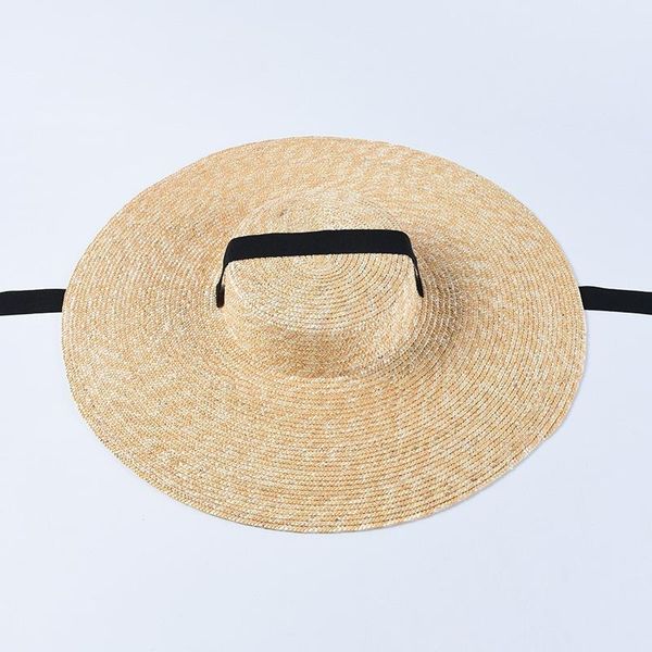 wide brim hats oversized straw hat along the hepburn style fashion flat sun women summer vacation beach protection, Blue;gray
wide brim hats oversized straw hat along the hepburn style fashion flat sun women summer vacation beach protection, Blue;gray