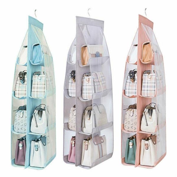 storage boxes & bins 6/8 pockets hanging closet organizer clear foldable handbag purse bag bags
storage boxes & bins 6/8 pockets hanging closet organizer clear foldable handbag purse bag bags