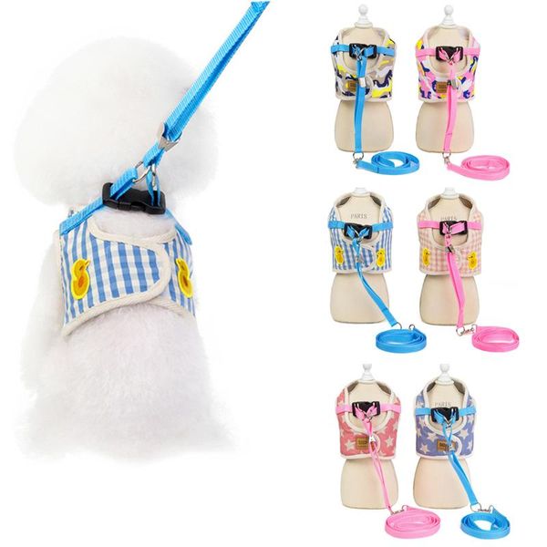 cartoon breathable pet chest strap small medium large dog harness adjustable wrap vest with nylon leash collars & leashes
cartoon breathable pet chest strap small medium large dog harness adjustable wrap vest with nylon leash collars & leashes