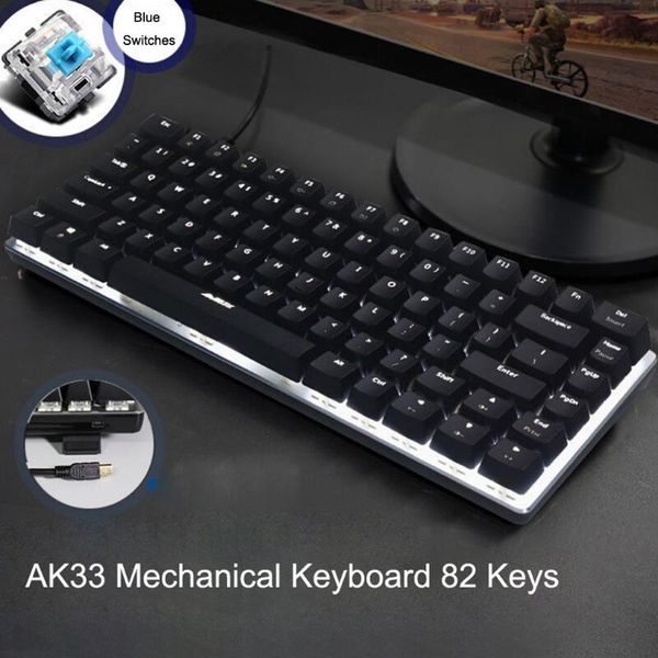 keyboards ak33 blue switch mechanical keyboard 82-keys backlit gaming teclado clavier kry finger board keypad
keyboards ak33 blue switch mechanical keyboard 82-keys backlit gaming teclado clavier kry finger board keypad