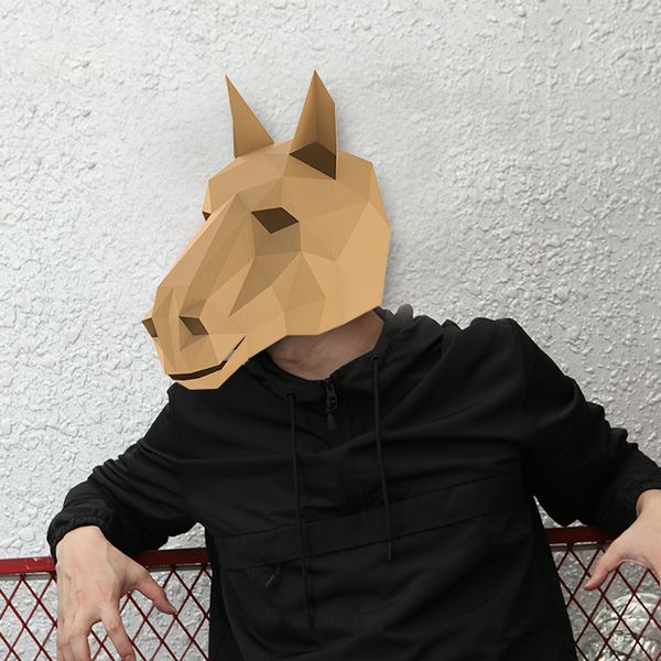 mascot doll costume 3d paper animal horse head mask headgear halloween props woman men party role play dress up diy craft masks accessory, Red;yellow
mascot doll costume 3d paper animal horse head mask headgear halloween props woman men party role play dress up diy craft masks accessory, Red;yellow