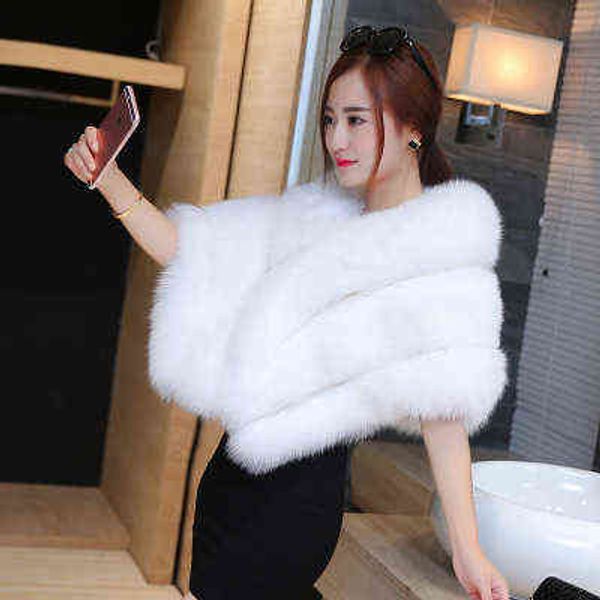 women's imitation fur shawl fur grass shawl warm evening dress scarf shawl 211207, Black
women's imitation fur shawl fur grass shawl warm evening dress scarf shawl 211207, Black