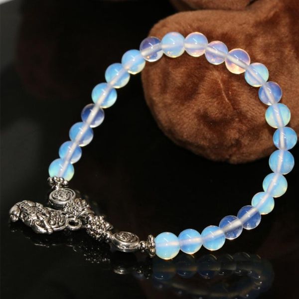 link, chain 4 style white opal moonstone round stone beads 6mm bracelet party weddings gift fine jewelry making 7.5inch b2108, Black
link, chain 4 style white opal moonstone round stone beads 6mm bracelet party weddings gift fine jewelry making 7.5inch b2108, Black