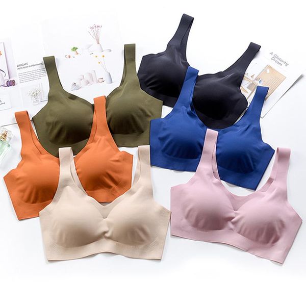 bras cinoon thin push up vest bra ice silk seamless underwear soft comfortable sleep with chest padded plus size for women, Red;black
bras cinoon thin push up vest bra ice silk seamless underwear soft comfortable sleep with chest padded plus size for women, Red;black