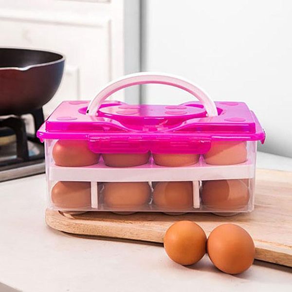 storage bottles & jars 24 grid egg box with lid plastic transparent fresh -proof carton refrigerator kitchen supplies
storage bottles & jars 24 grid egg box with lid plastic transparent fresh -proof carton refrigerator kitchen supplies