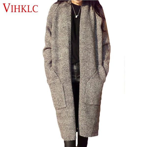 women's jackets long cardigans sweater fashion women plus size outwear sleeve with pockets 2021 spring autumn knitted cardigan c397, Black;brown
women's jackets long cardigans sweater fashion women plus size outwear sleeve with pockets 2021 spring autumn knitted cardigan c397, Black;brown