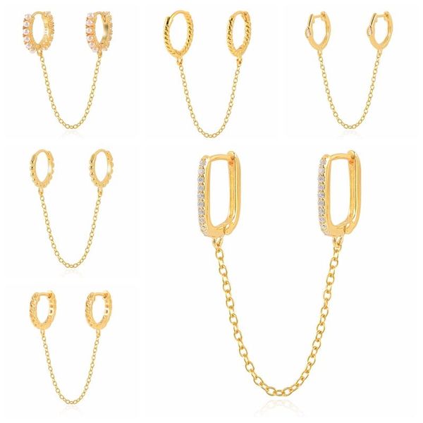 hoop & huggie canner single 925 sterling silver earring for women zircon chain ear 2021 trend light luxury delicate pendientes aretes, Golden;silver
hoop & huggie canner single 925 sterling silver earring for women zircon chain ear 2021 trend light luxury delicate pendientes aretes, Golden;silver