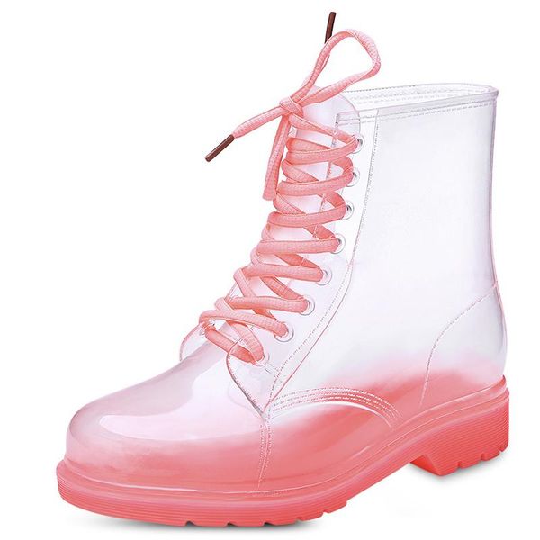 boots jelly women rain non-slip water shoes colorful lace-up summer autumn ankle rubber female footwear, Black
boots jelly women rain non-slip water shoes colorful lace-up summer autumn ankle rubber female footwear, Black